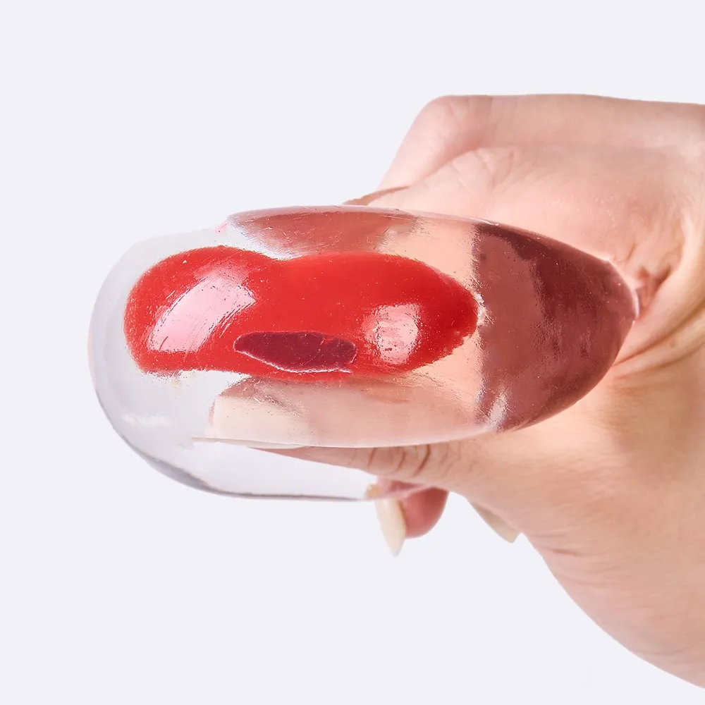 Nested Crystal Red Heart Taba Squishy — photo 2
