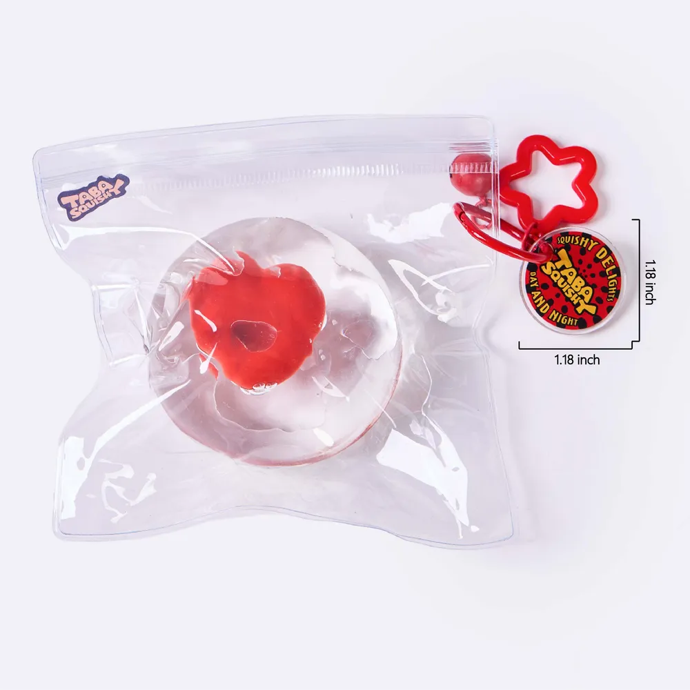 Nested Crystal Red Heart Taba Squishy — photo 6