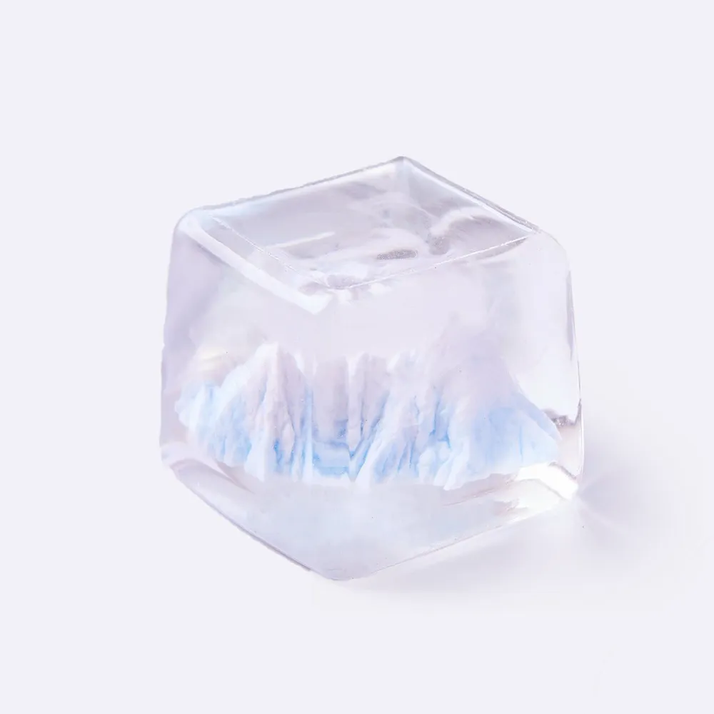 Nested Crystal Snow Mountain Taba Squishy