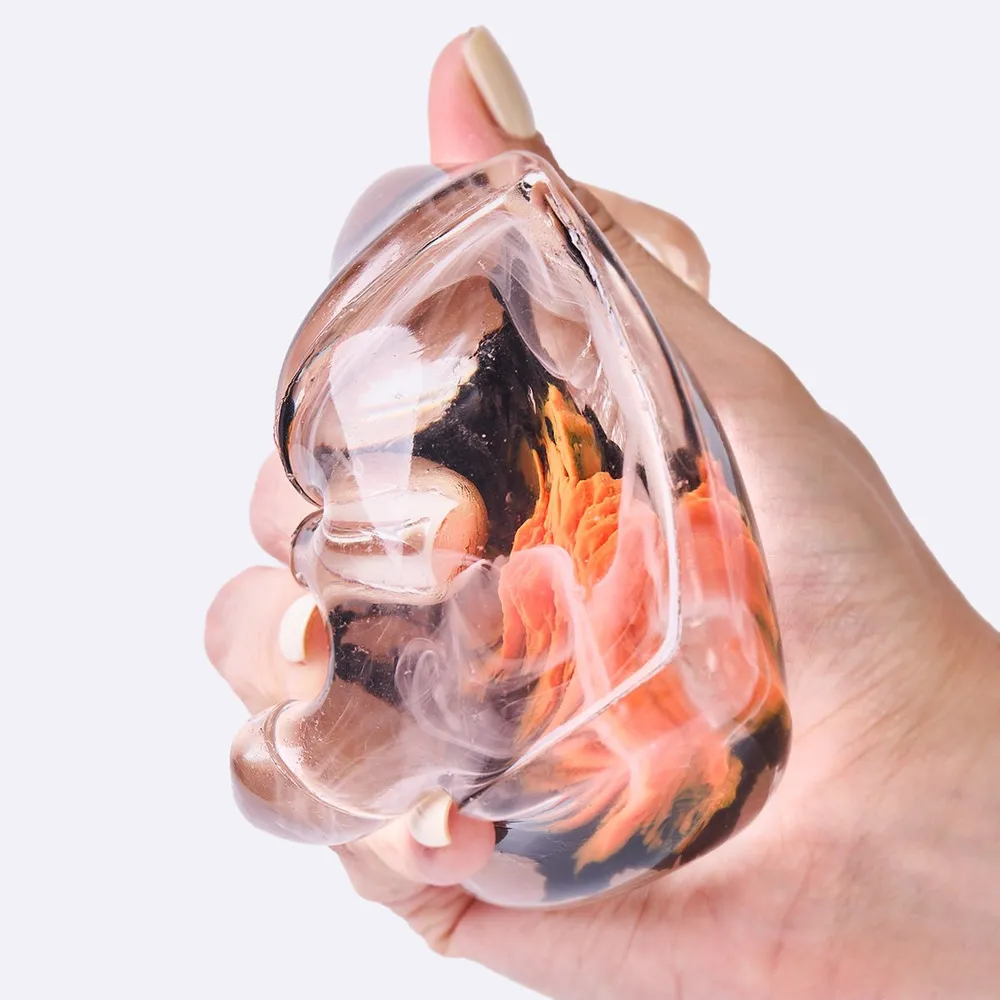 Nested Crystal Volcano Taba Squishy — photo 2