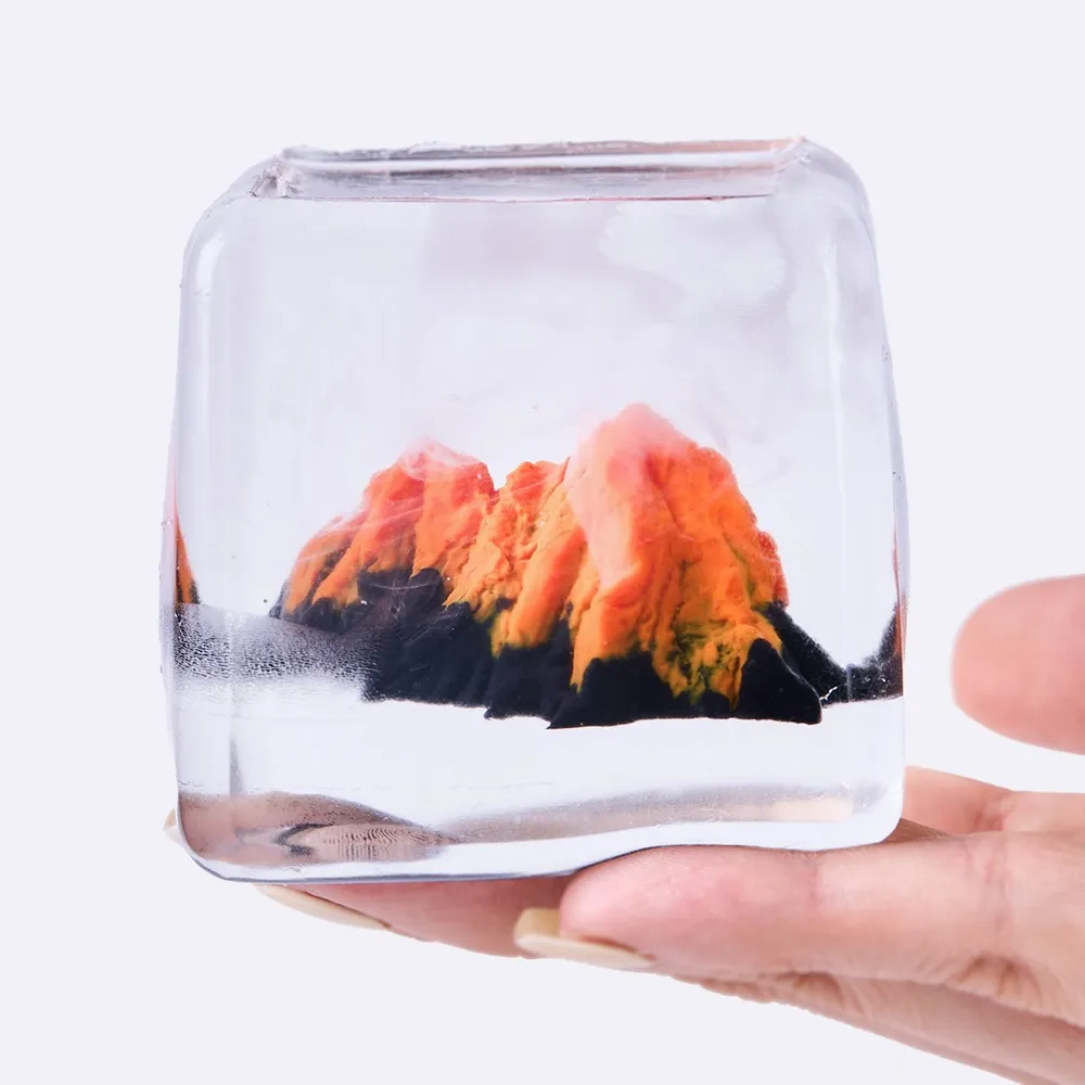 Nested Crystal Volcano Taba Squishy — photo 3