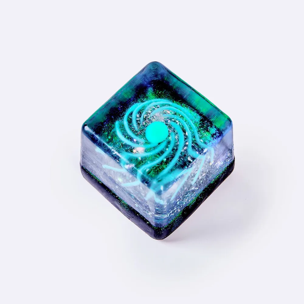 Nested Cyan Space Ice Cube Taba Squishy