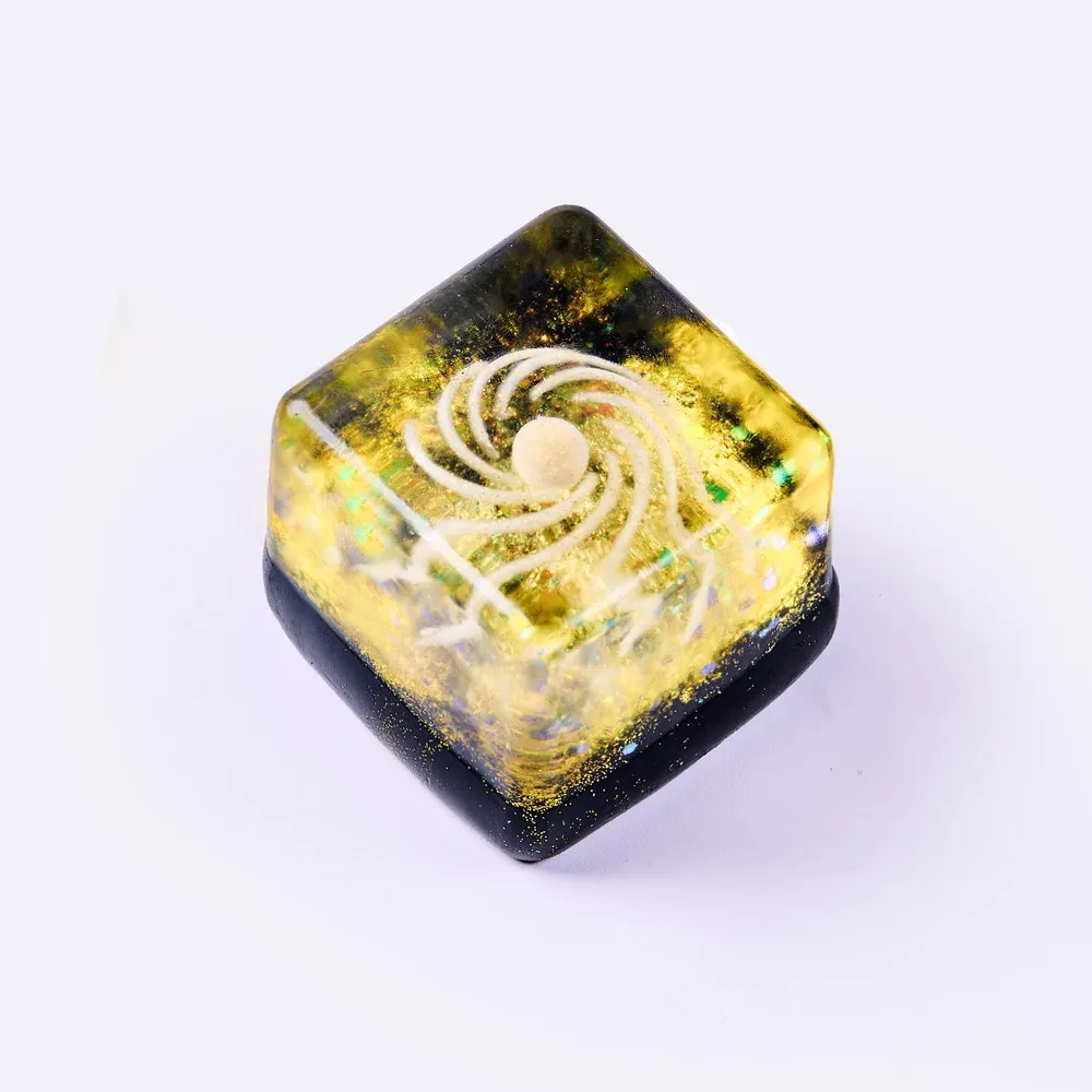 Nested Gold Space Ice Cube Taba Squishy