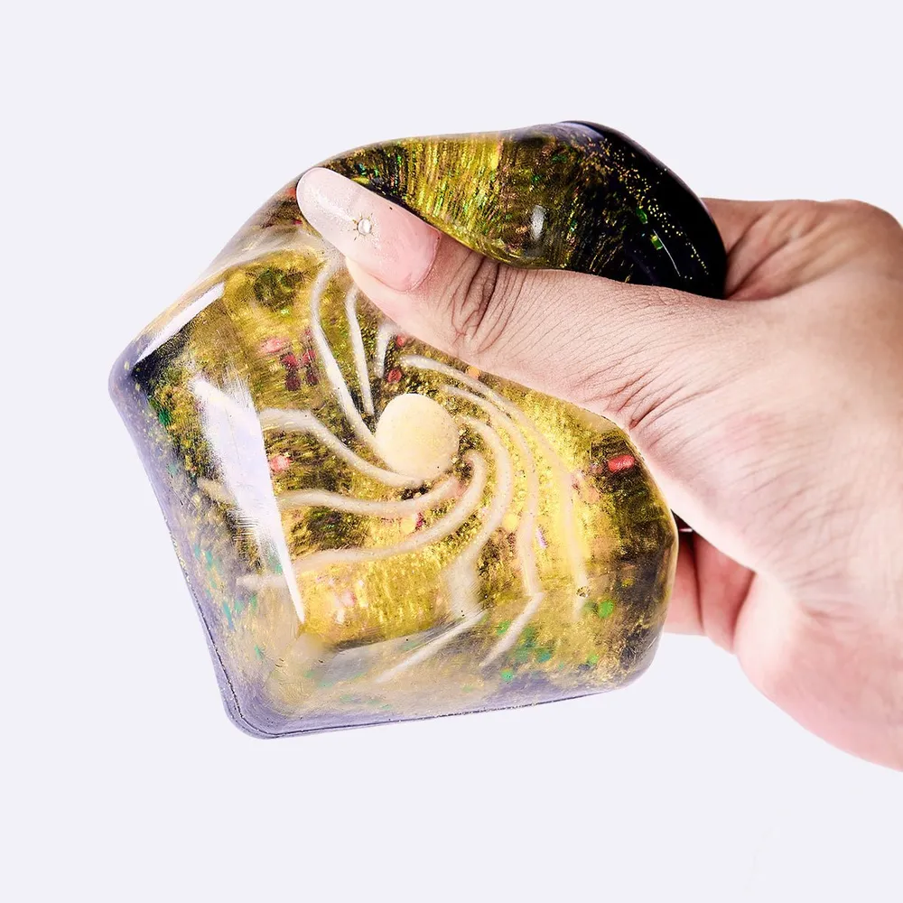Nested Gold Space Ice Cube Taba Squishy — photo 2