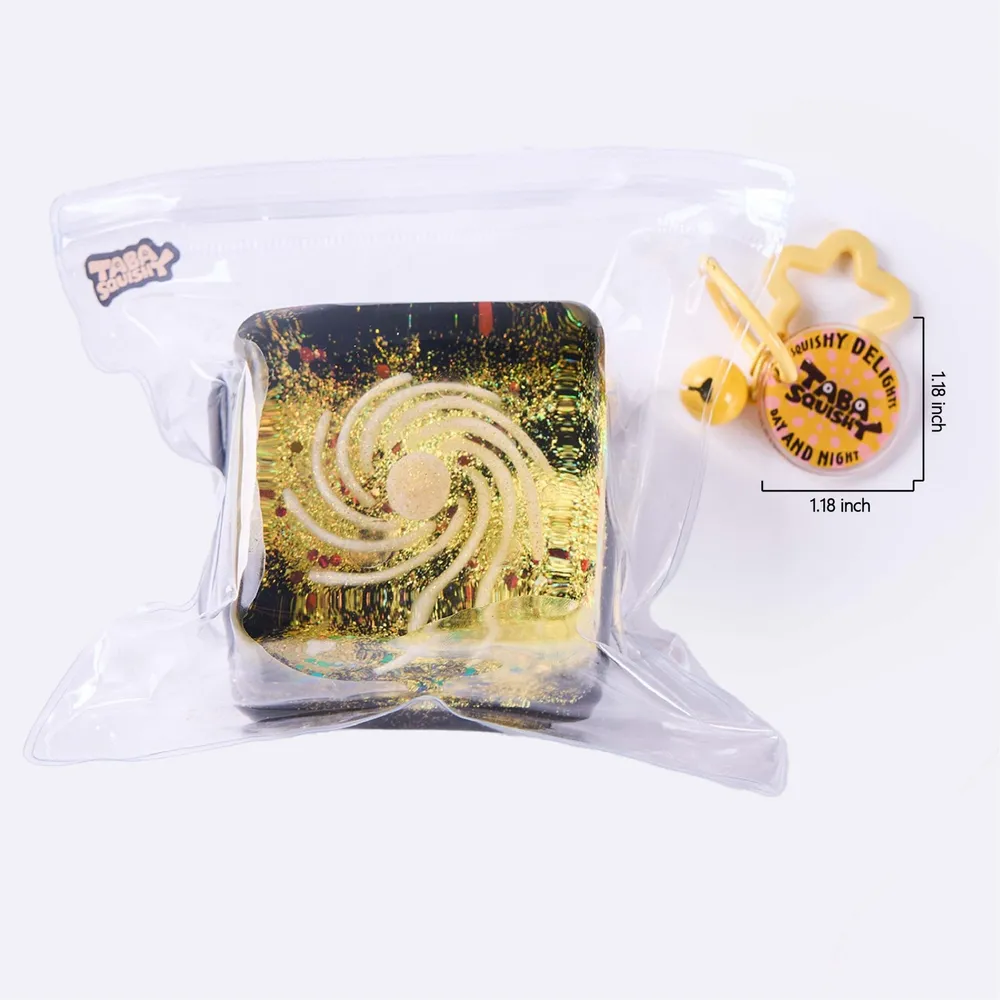 Nested Gold Space Ice Cube Taba Squishy — photo 6