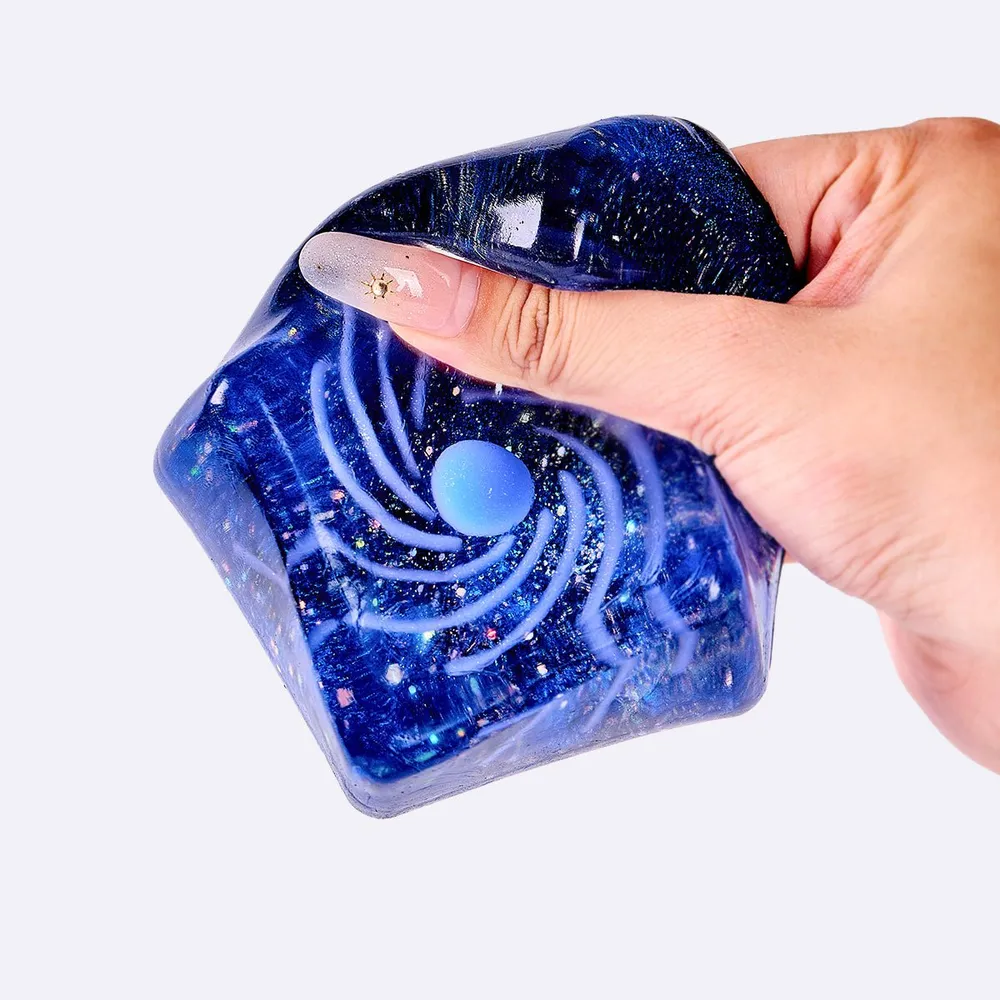 Nested Navy Space Ice Cube Taba Squishy — photo 3