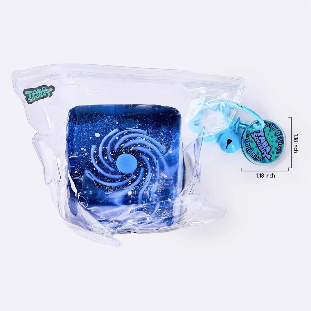 Nested Navy Space Ice Cube Taba Squishy — photo 6