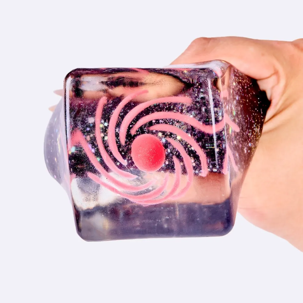 Nested Pink Space Ice Cube Taba Squishy — photo 2
