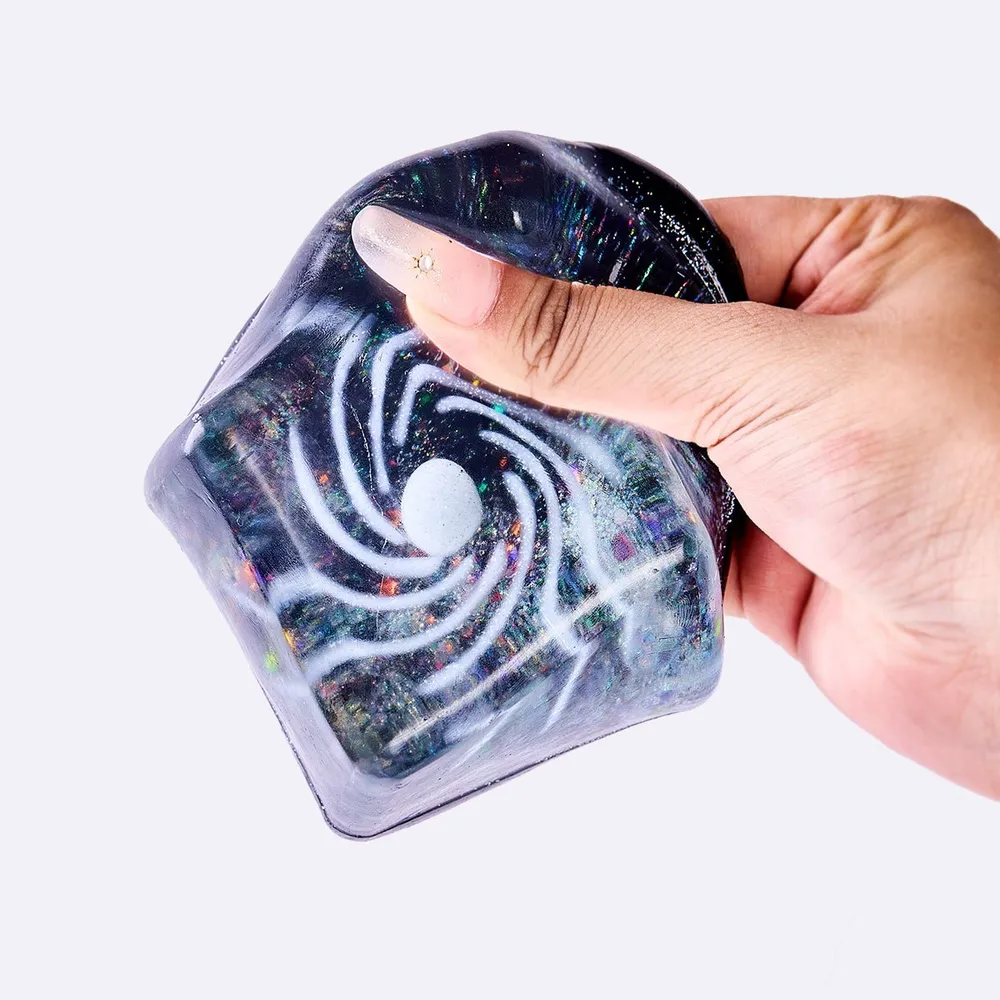 Nested Silver Space Ice Cube Taba Squishy — photo 2