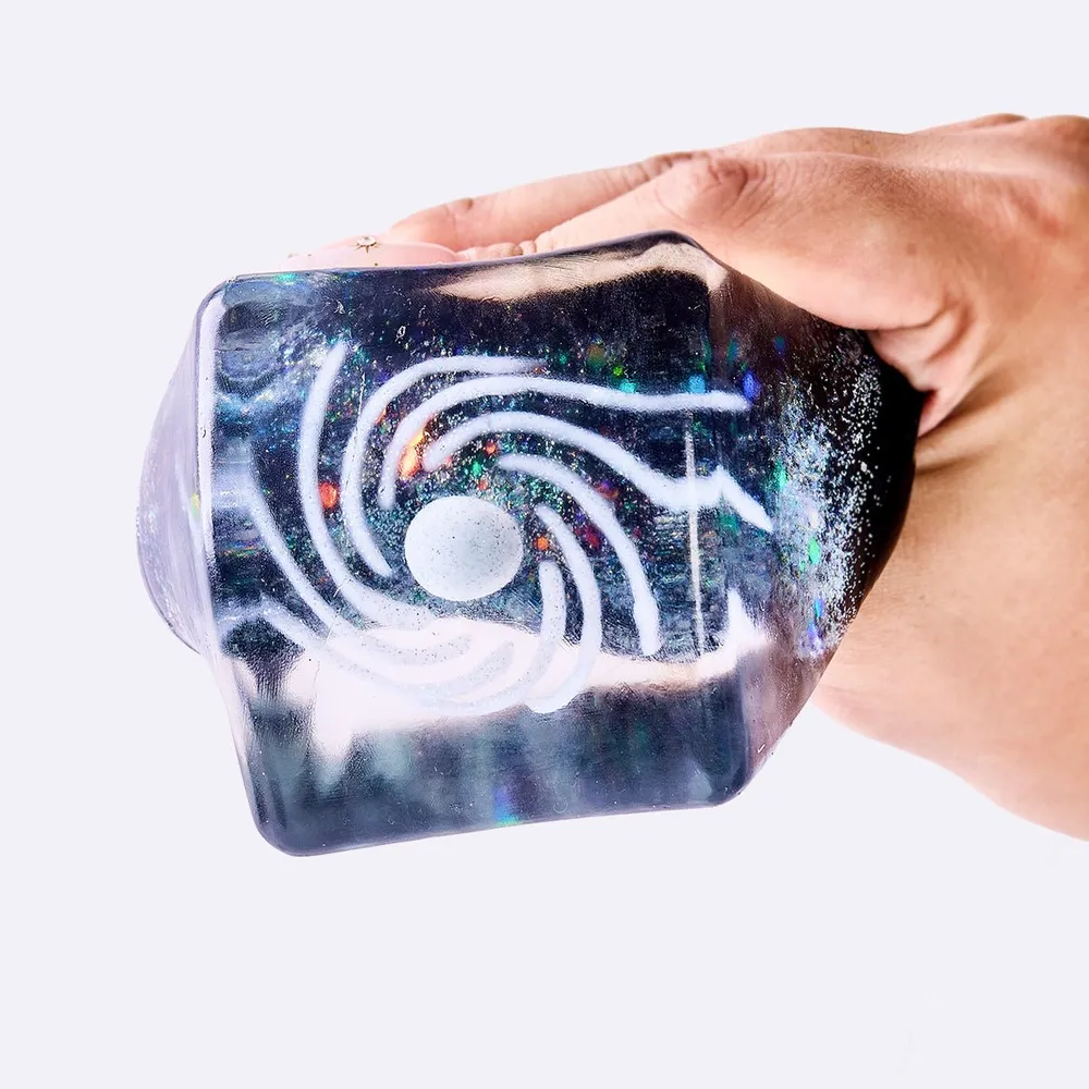 Nested Silver Space Ice Cube Taba Squishy — photo 3