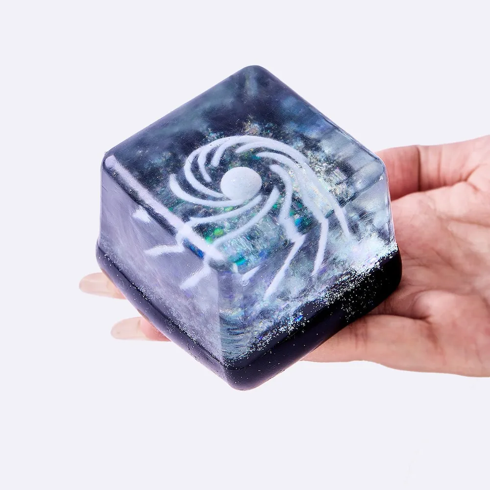 Nested Silver Space Ice Cube Taba Squishy — photo 4