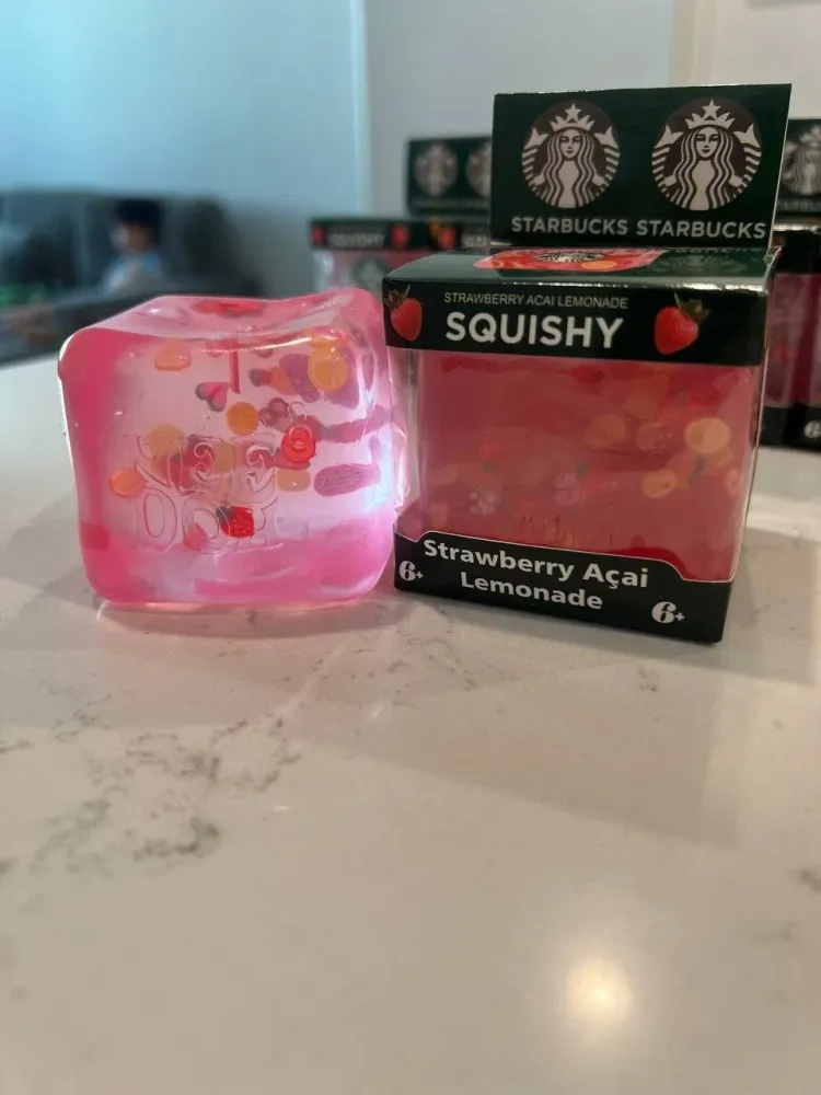 Nested Strawberry Cute Ice Cube Taba Squishy — photo 3