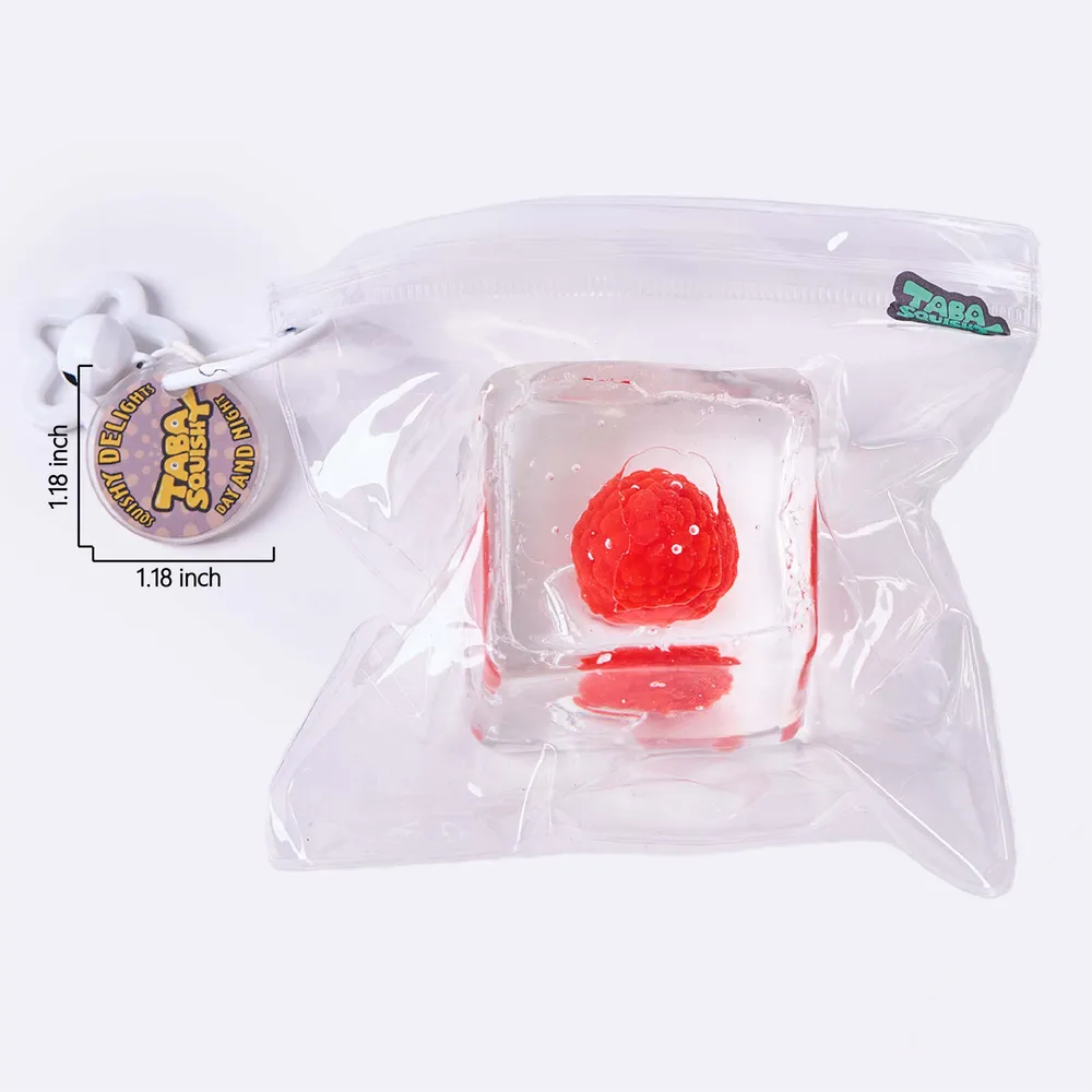 Nested Strawberry Cute Ice Cube Taba Squishy — photo 6
