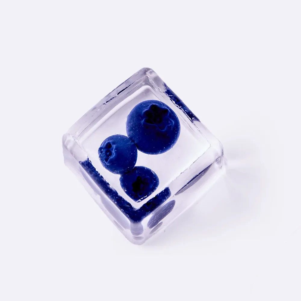 Nested Triple Blueberry Ice Cube Taba Squishy