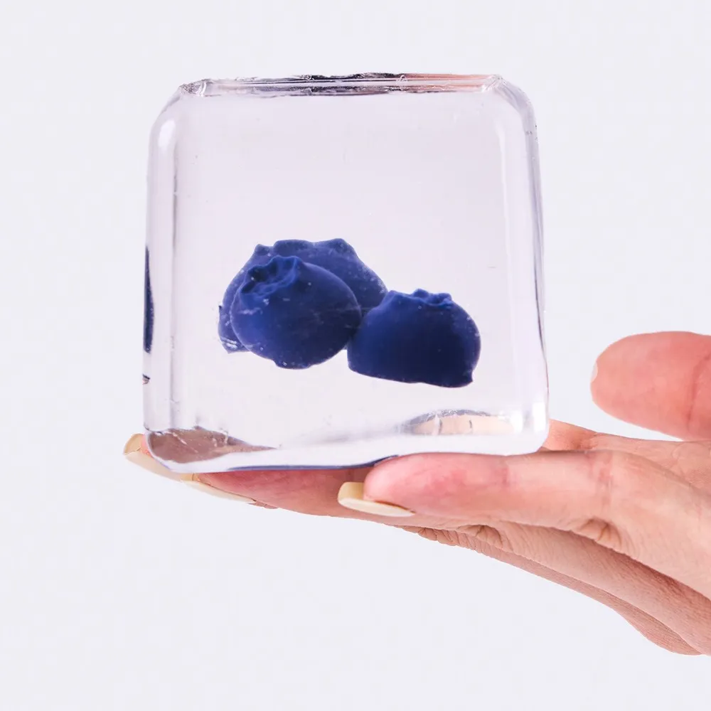 Nested Triple Blueberry Ice Cube Taba Squishy — photo 3
