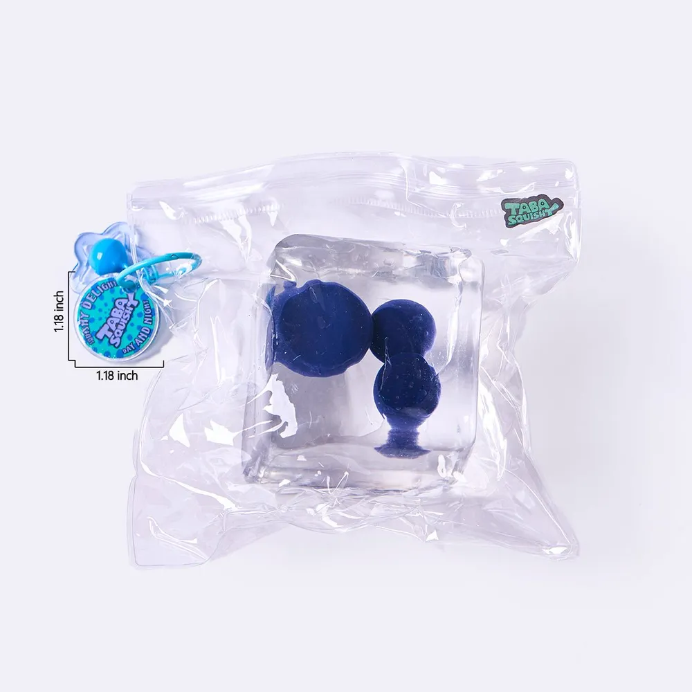Nested Triple Blueberry Ice Cube Taba Squishy — photo 6