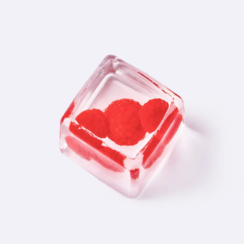Nested Triple Raspberry Ice Cube Taba Squishy