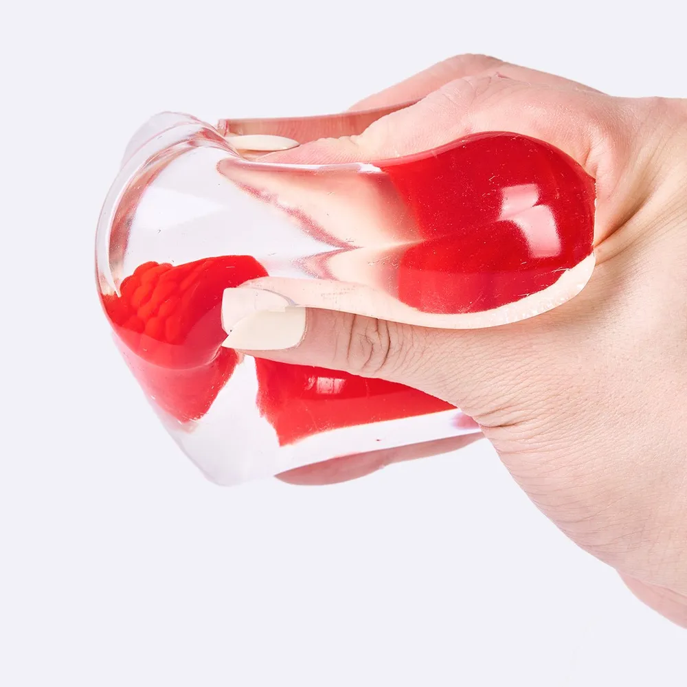 Nested Triple Raspberry Ice Cube Taba Squishy — photo 2