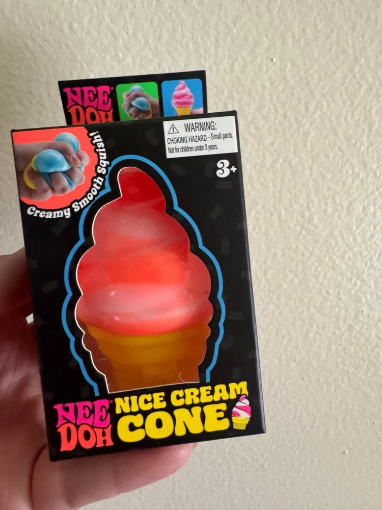 Nice Cream Cone Orange Ice Cream Squishy