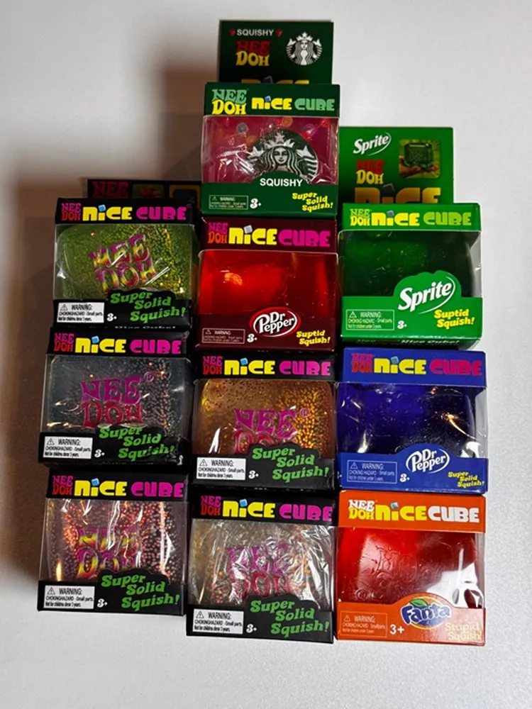 Nice Cube Squishy Stress Toy Bundle