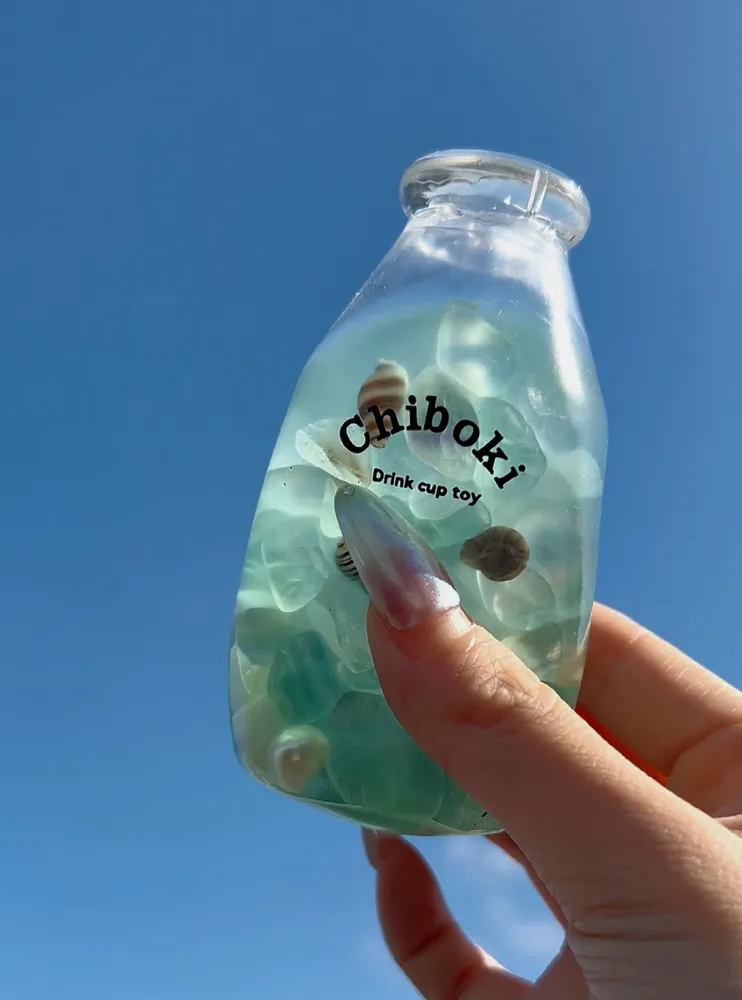 Ocean Shell Squishy Bottle Fidget Toy