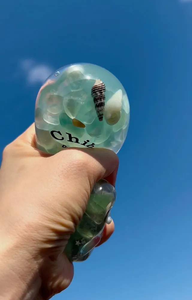 Ocean Shell Squishy Bottle Fidget Toy — photo 2