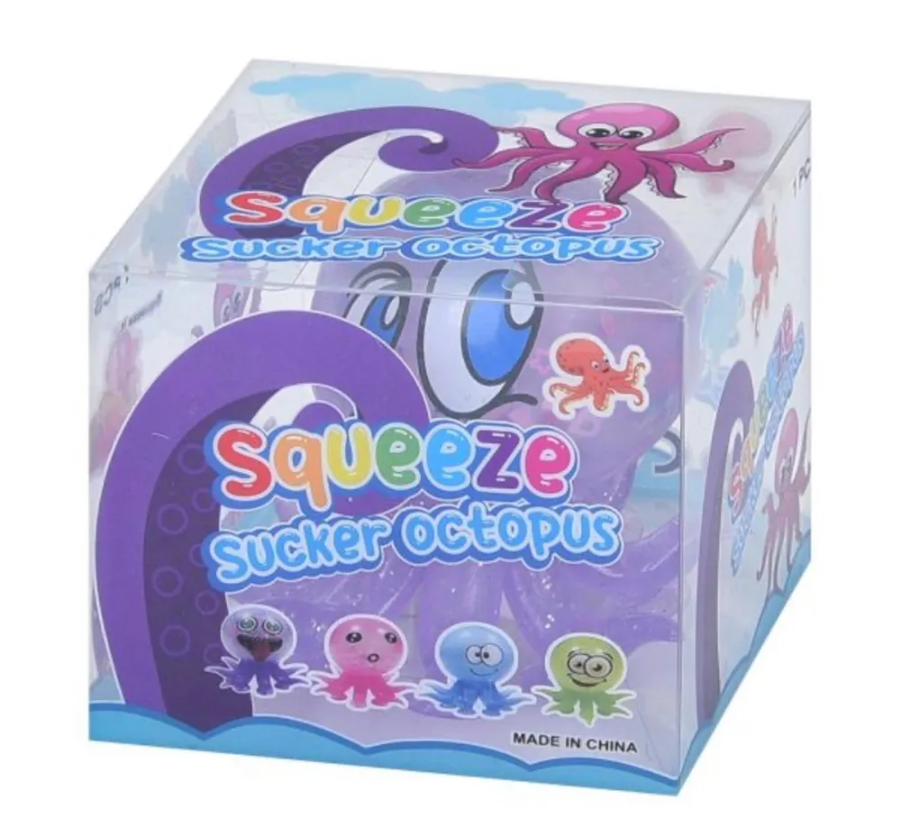 Octopus Emotion Face Squeeze Ball