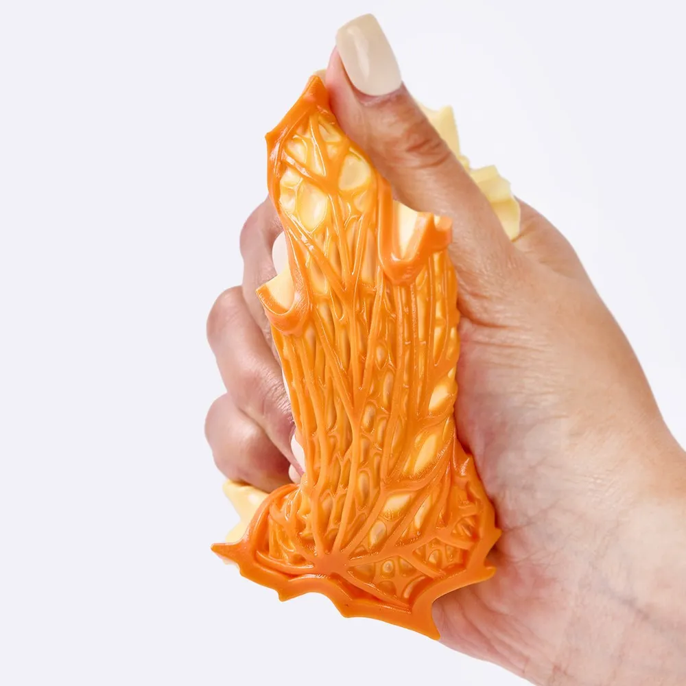 Orange Maple Leaf Taba Squishy — photo 3