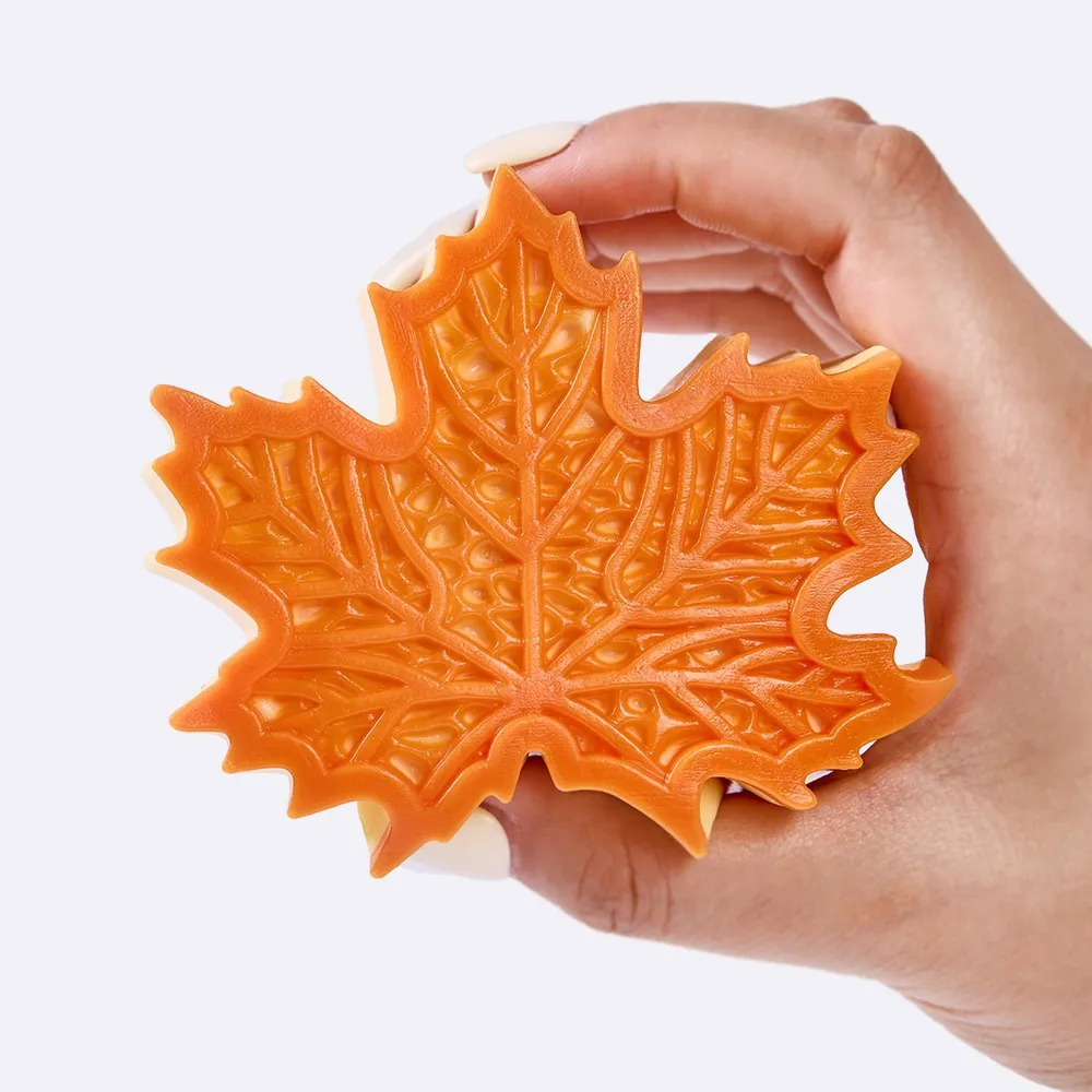Orange Maple Leaf Taba Squishy — photo 4