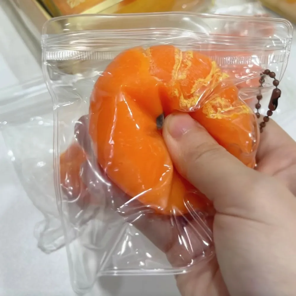 Orange Squishy Stress Relief Decompression Toy — photo 2