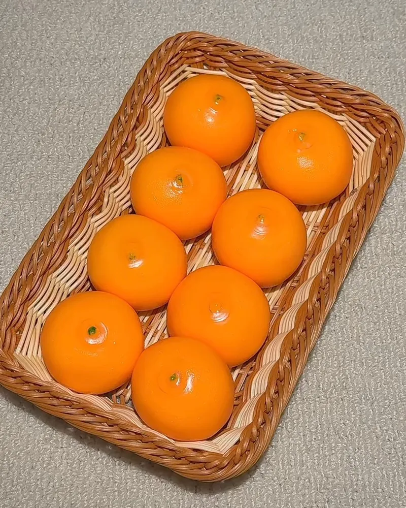 🍊 Orange Stress Ball Squishy Stress Relief Decompression Toy — photo 2