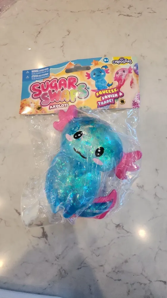 Orb Sugar Swaps Axolotl - Blue Pink Glitter