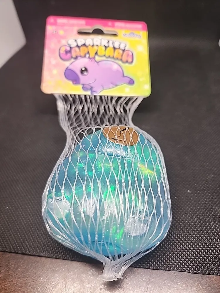 Orb Toys Sparklee Capybara Blue Glitter