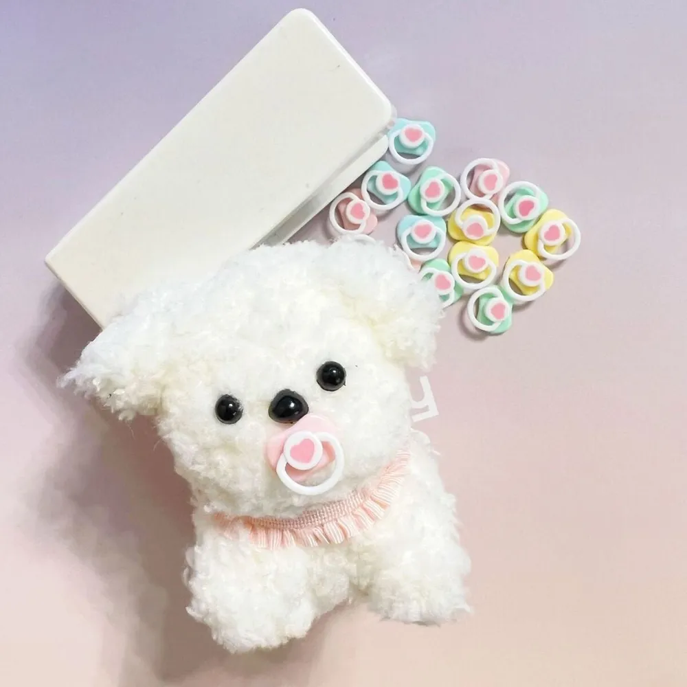 Pacifier for Squishy Dolls Yarn Art