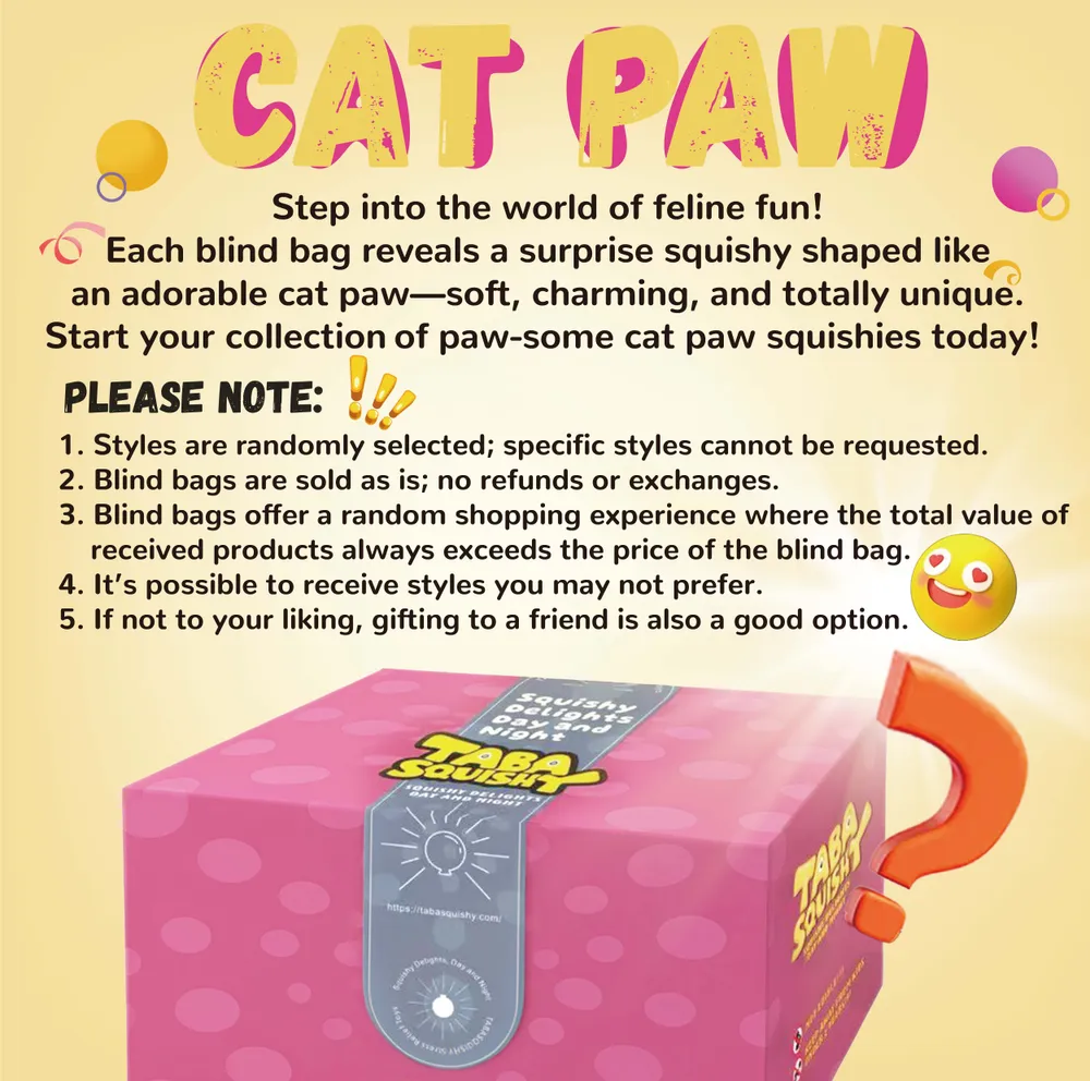 Paw Blind Bag Taba Squishy — photo 2