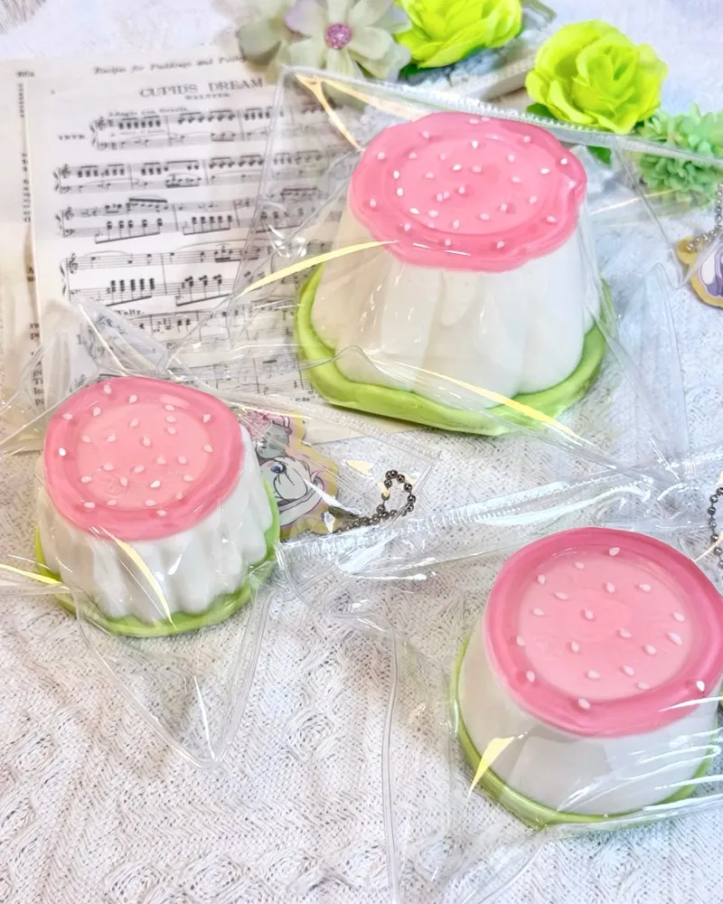 Peach Pudding Squishy Stress Relief Decompression Toy