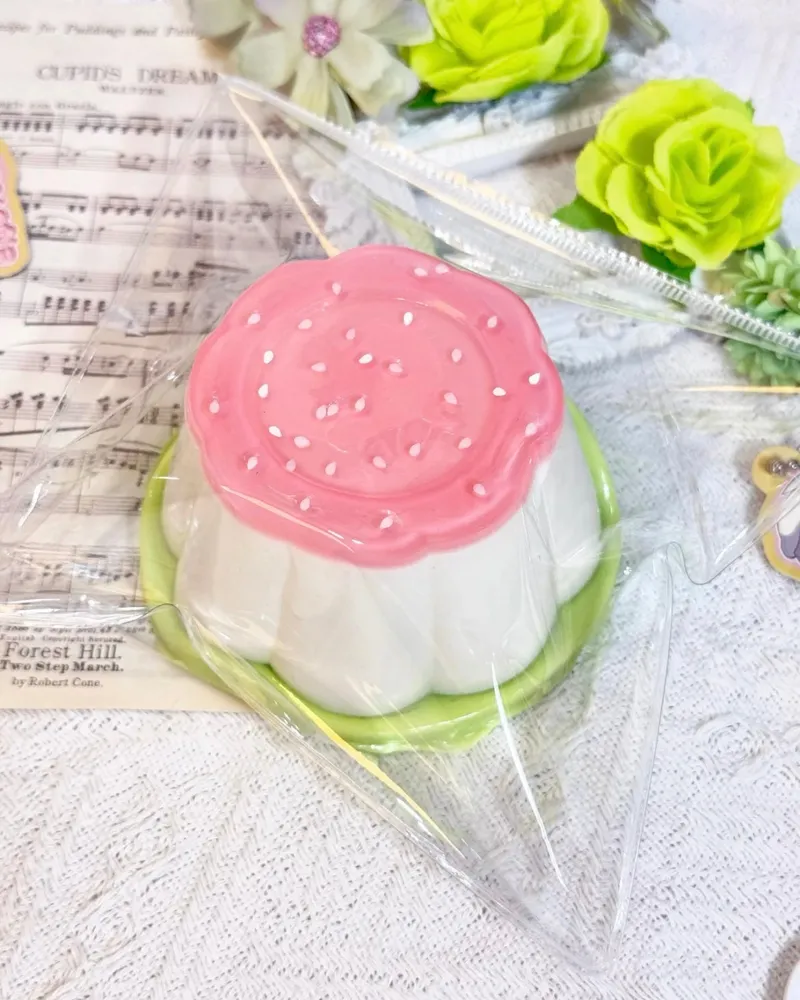 Peach Pudding Squishy Stress Relief Decompression Toy — photo 4