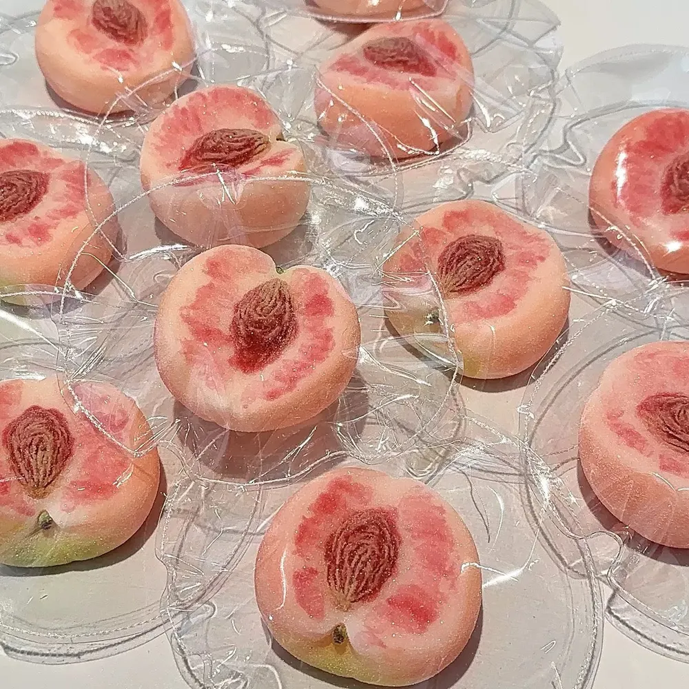 Peach Taba Squishy Stress Relief Fidget Toy — photo 2