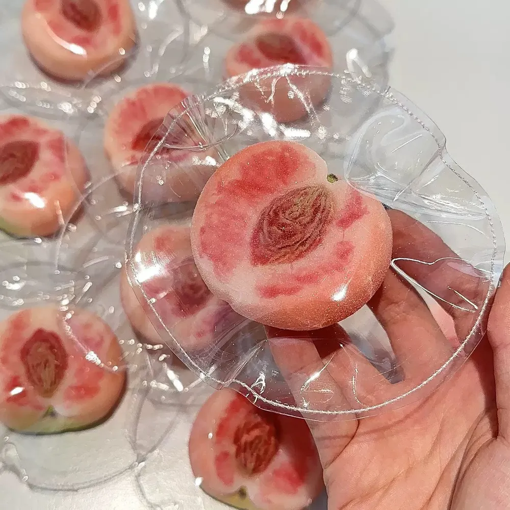 Peach Taba Squishy Stress Relief Fidget Toy — photo 3