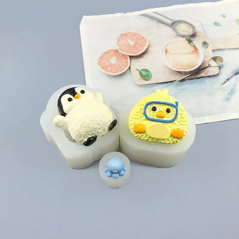 Penguin Mold Silicone Squishy Mold — photo 2