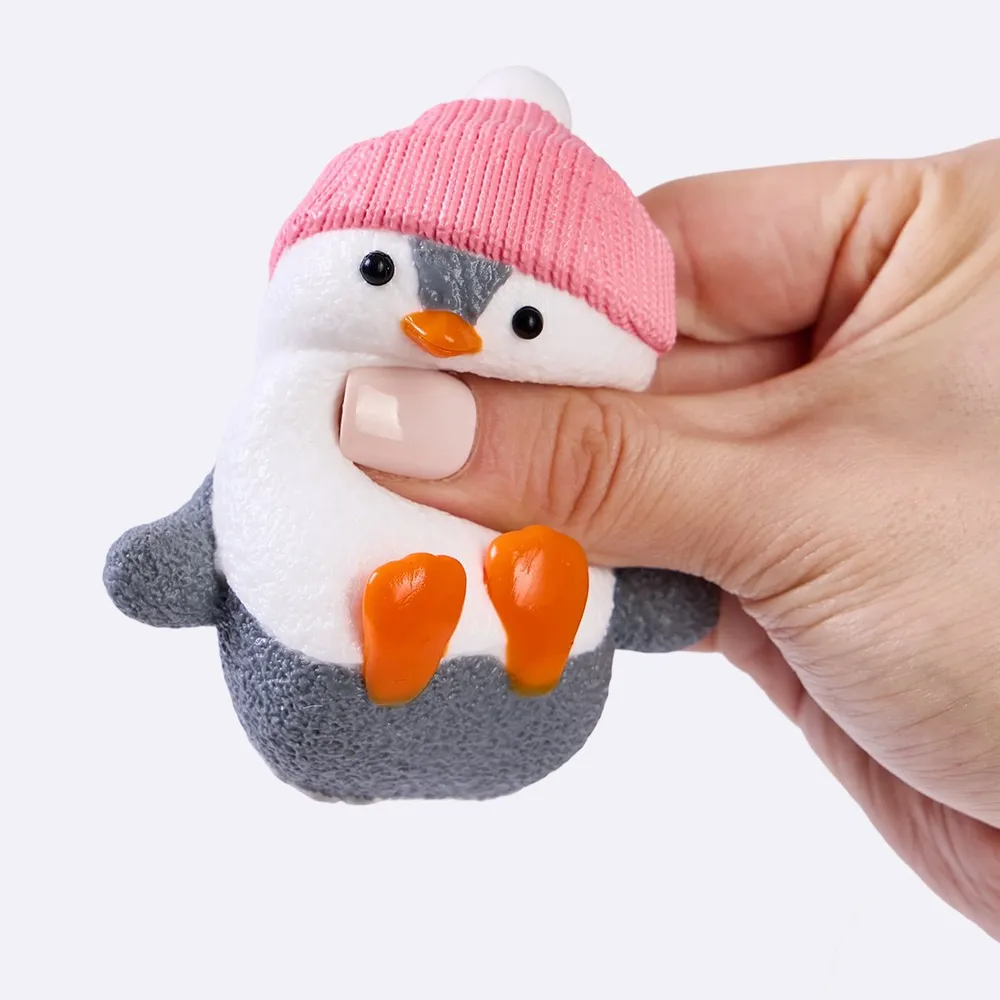 Penguin with Pink Hat Taba Squishy — photo 4