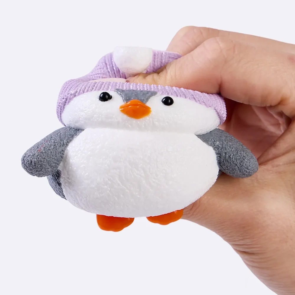 Penguin with Purple Hat Taba Squishy — photo 3