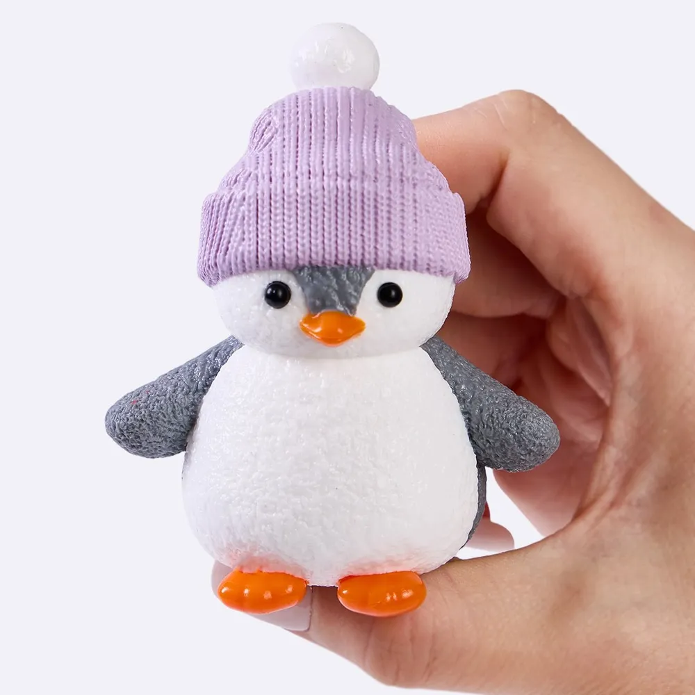 Penguin with Purple Hat Taba Squishy — photo 6