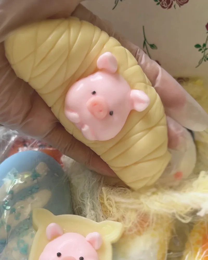 Piggy Bread Series Squishy Stress Relief Decompression Toy — photo 4
