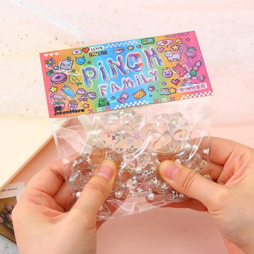 Pinch Family: Taba Squishies Transparent Mini Cat Paw Fidget — photo 2