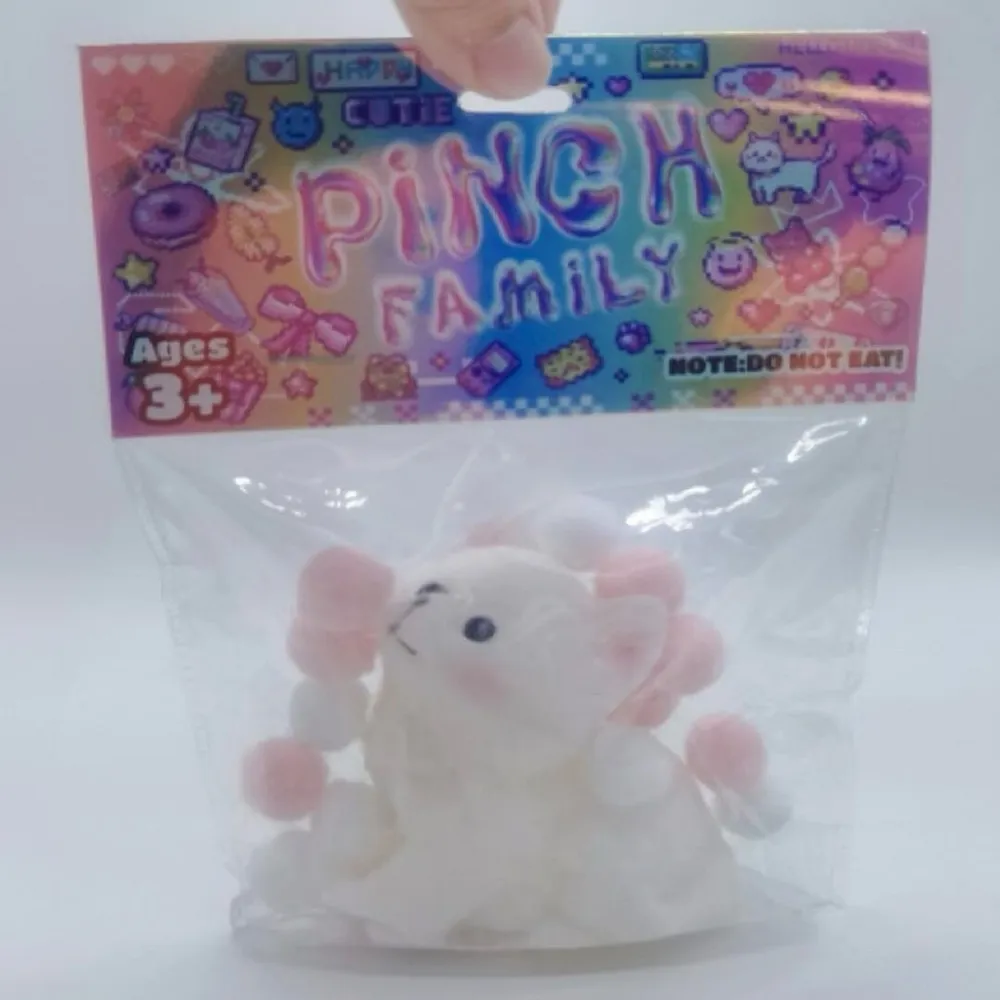 Pinch Family: Taba Squishies White Cat Fidget