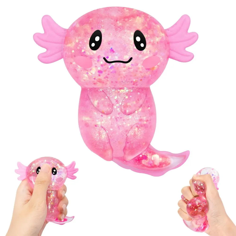 Pink Axolotl Squishy