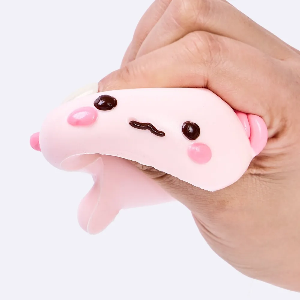 Pink Axolotl Taba Squishy — photo 2