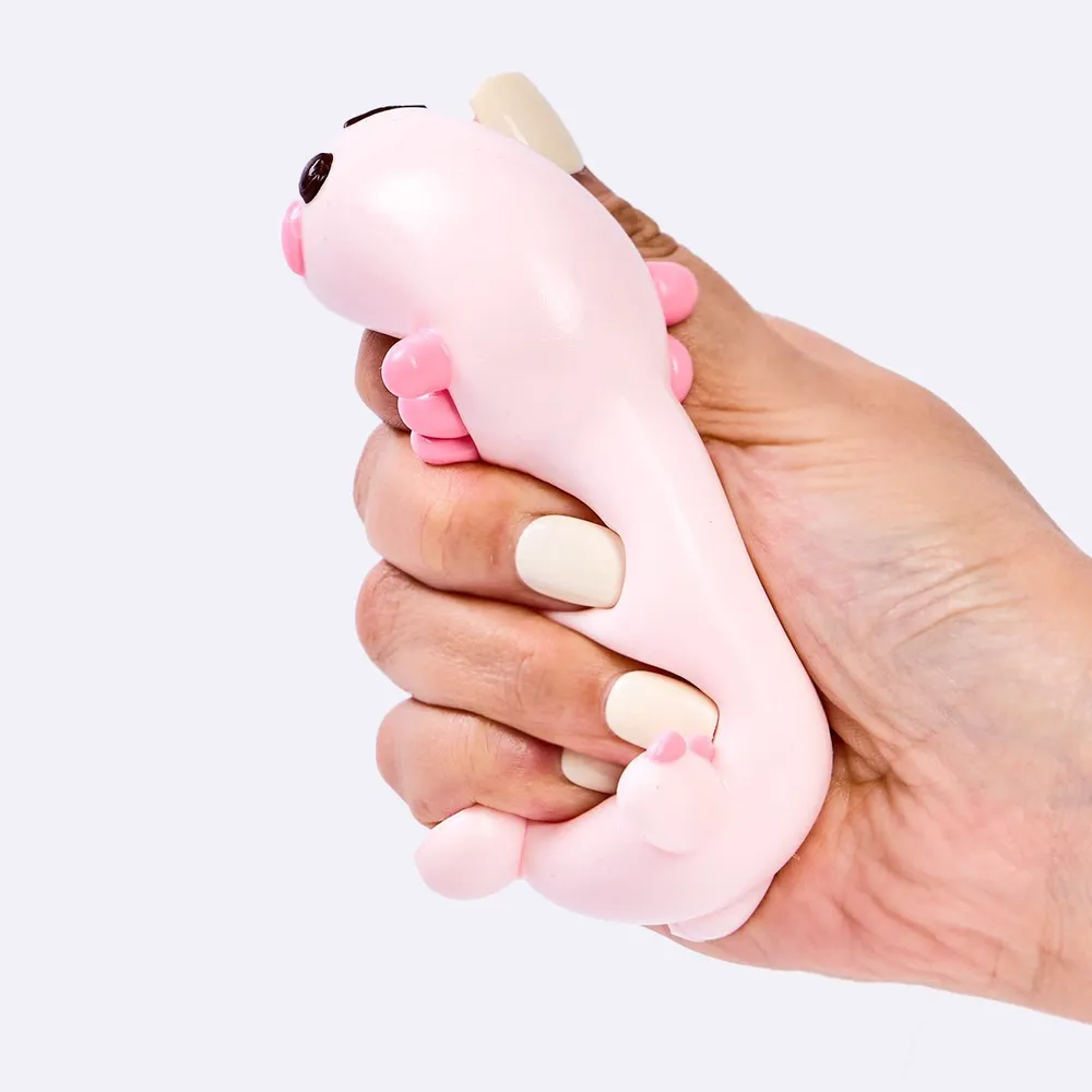 Pink Axolotl Taba Squishy — photo 3