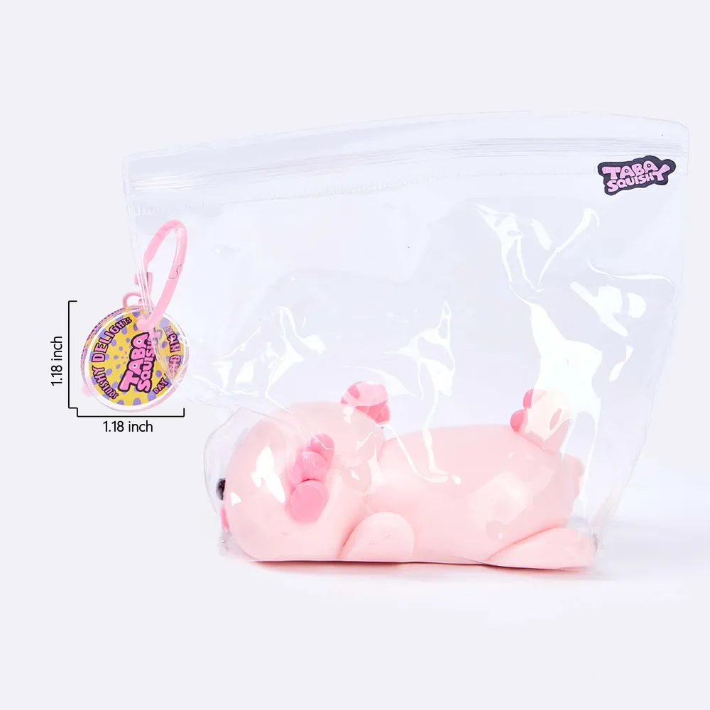 Pink Axolotl Taba Squishy — photo 6